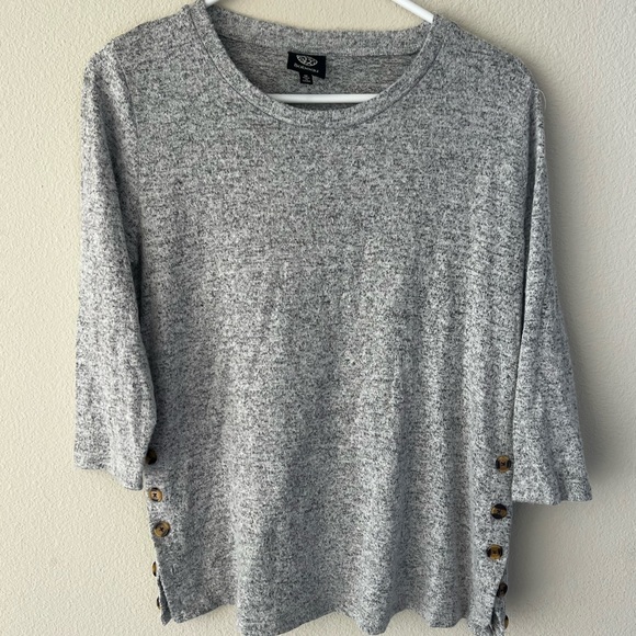 Bobeau 3/4 sleeve shirt - Picture 2 of 4